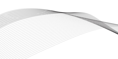 Poster - Abstract wavy gray stream element for design on a white background. You can use for Web, Texture, Wallpaper, Template, Desktop background, Business banner, poster design.	