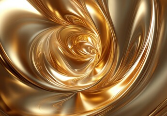 Fototapete - Gold foil background with light reflections
