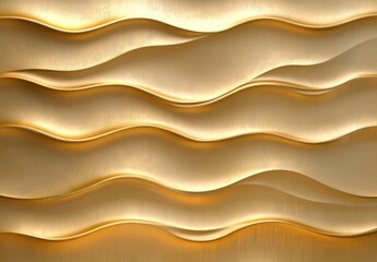 Fototapete - Gold texture background. Retro golden shiny wall surface.