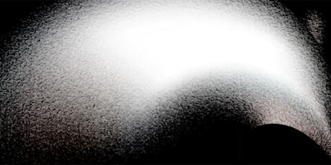 Poster - Black dark gray silver white wave abstract background for design. Light wave, wavy line. Ombre gradient. Noise rough grungy grain brushed metal metallic effect. vector