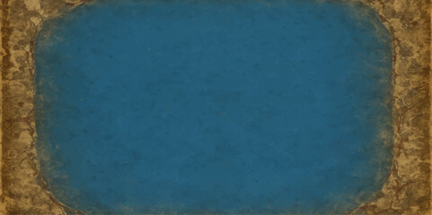 Poster - Aged, textured vintage paper background with a grunge frame for text, featuring an old, retro pattern