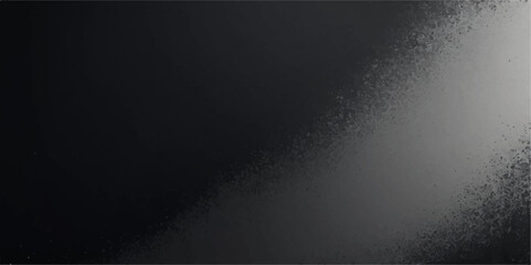 Poster - Dark, aged metal wall with a textured, black grunge pattern