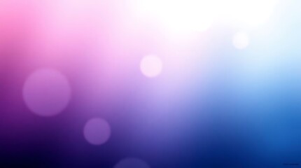 Poster - Gentle Gradient with Blurry Spots in Pink, Blue, and White Tones