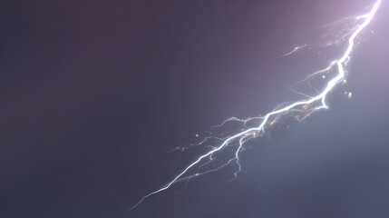 Poster - Electric lightning bolt abstract background with glowing zap effect and dynamic light energy streaks over dark backdrop. Concept of electricity, power, storm, thunder, voltage, and energy