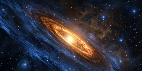 Wall Mural - A dramatic cosmic event where a giant star erupts into brilliant fragments