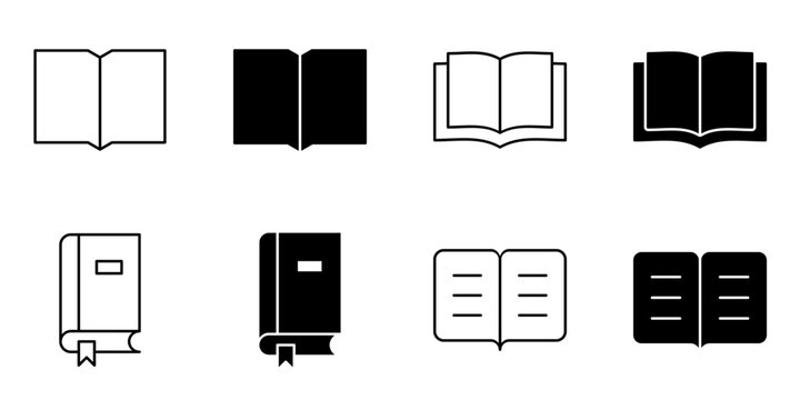 book, read, education, library icon set