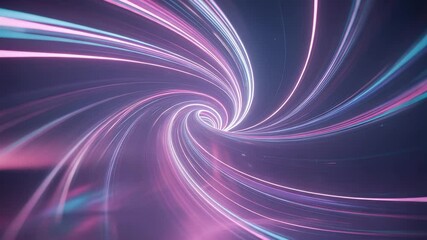 Aufkleber - Swirling Lights: Capturing the essence of movement and energy with this stunning visual of swirling neon lights. A modern and abstract design that ignites the imagination with its dynamic pattern.