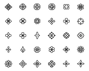 Poster - Intricate neo tribal motifs and dark gothic patterns presented in a contemporary design featuring bold geometric shapes and striking color contrasts for versatile artistic applications