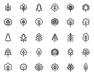 Poster - Detailed black silhouette of an oak tree with intricate branching patterns perfect for nature inspired graphic design projects and artistic applications