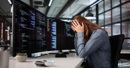 Aufkleber - The Sad Female Web Developer