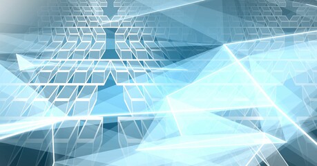 Poster - Digitally generated image of pattern