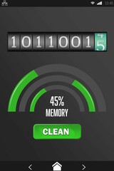 Poster - Mobile display with memory cleaner