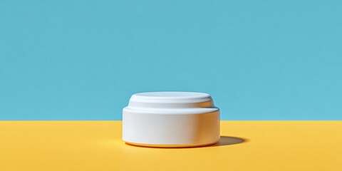 Fototapete - Modern Safety Alert Siren Beacon on Tabletop with Glow Signal for Immediate Threat Detection and Preventive Warning Campaigns in Tech and Business Contexts