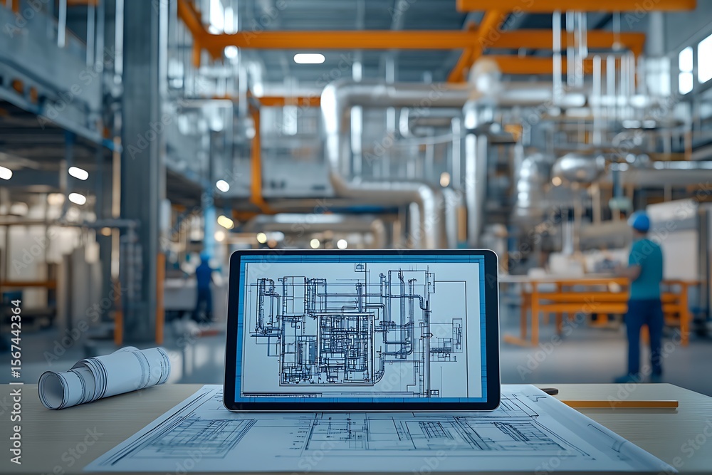 MEP installation on active site — ventilation, wiring, plumbing with ...