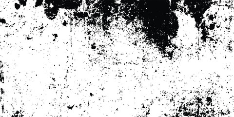 Aufkleber - Rustic grunge texture with grain and stains Abstract noise background. Close-up of distressed ink paint texture. Rough black and white distressed vector texture. High-resolution, Abstract background. 