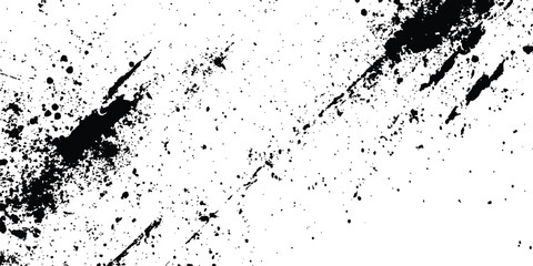 Aufkleber - Grunge black and white grunge texture design isolated white background. Grunge urban background texture, designed grunge background texture, Vector Illustration.	
