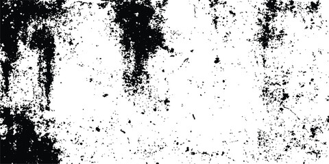 Aufkleber - Grunge black and white grunge texture design isolated white background. Grunge urban background texture, designed grunge background texture, Vector Illustration.	