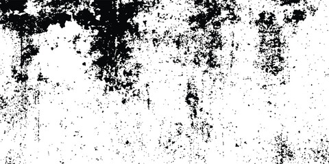 Aufkleber - Grunge black and white grunge texture design isolated white background. Grunge urban background texture, designed grunge background texture, Vector Illustration.	