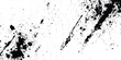 © Design House - Abstract ink splatter background with black and white textures. A dynamic and chaotic effect, movement with different sizes of spots, splashes, drips, drops and smudges. Isolated on white background.