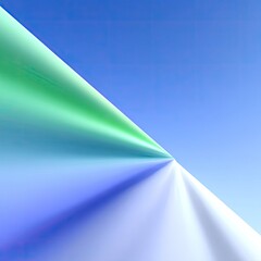 Poster - Diagonal Gradient Abstract Background Seafoam Green to Aqua