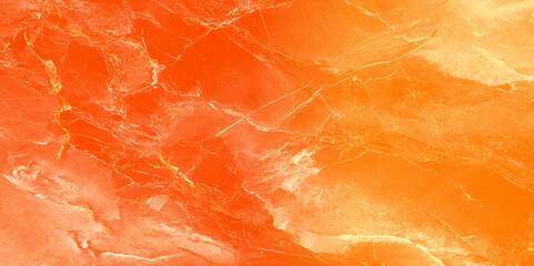 Fototapete - Discover a stunning gold marble pattern with showcasing vibrant orange and white striations, Abstract yellow and orange marble texture soft natured design.