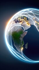 Poster - Glowing Earth Interface with Connected Intelligence
