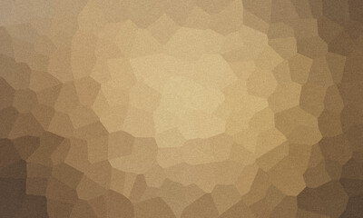 Poster - Abstract geometric background with a gradient of warm brown and gold tones and subtle grainy texture