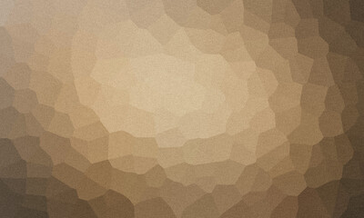Poster - Abstract geometric patterned background with a gradient of warm brown and beige tones and grainy texture
