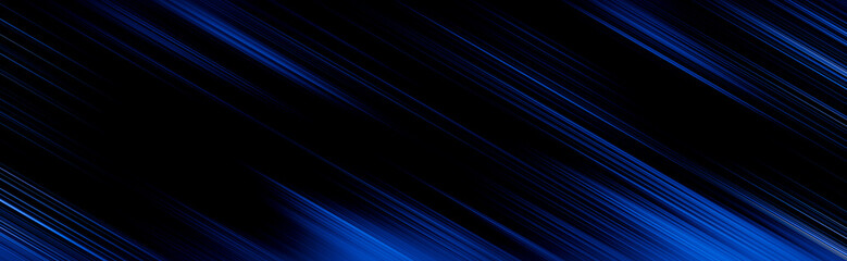 Poster - abstract blue and black are light pattern with the gradient is the with floor wall metal texture soft tech diagonal background black dark clean modern.