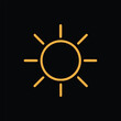 © primus - A glowing circular vector radiates bright lines like beams of sunlight, forming a mesmerizing motion that mirrors the sun’s radiant energy.