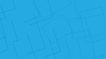 Poster - Abstract blue color geometric background with  with shadow., Modern white and light grey square overlapped pattern , Abstract mosaic of white colors squares. 