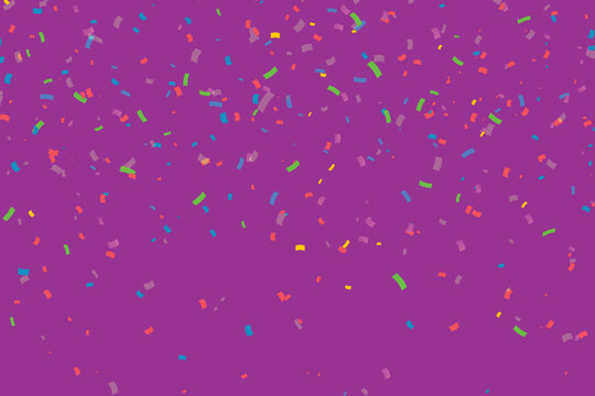 confetti pink background