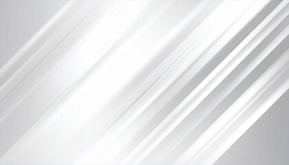 Poster - Elegant white abstract background with shiny lines and minimal stripes design