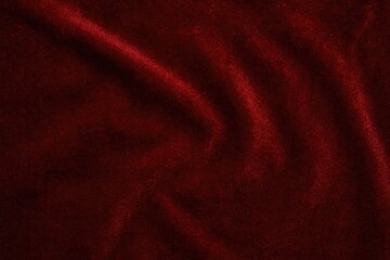 Poster - Velvet fabric with a rich burgundy hue and luxurious texture