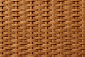 Poster - Natural patterned background featuring woven rattan material
