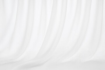 Poster - Light illuminating a white curtain backdrop