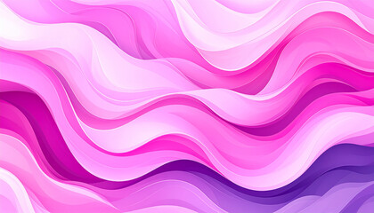 Poster - Glossy pink and purple wave background