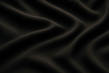 Poster - Abstract design featuring gentle waves on a dark fabric backdrop