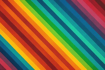Poster - Abstract pattern featuring multicolored stripes