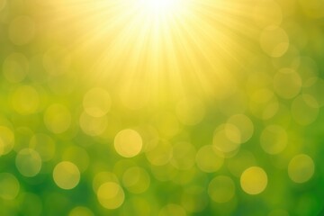 Poster - Abstract backdrop featuring radiant sun beams and luminous bokeh effects