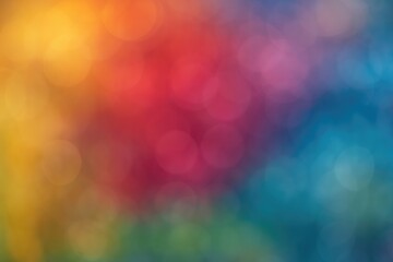 Aufkleber - Colorful Abstracts with Blurred Backgrounds