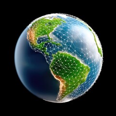 Poster - Earth Wrapped in Smart Communication Mesh System