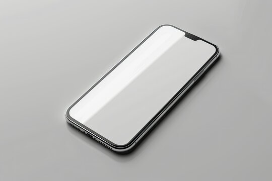 Clear Pixel Image of Mobile Phone Device Mockup