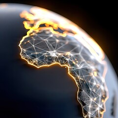 Poster - Global Network Illuminated on Earth's Surface
