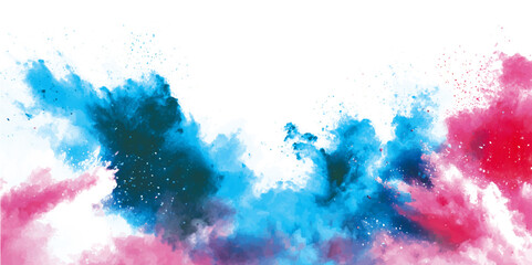 Aufkleber - Colorful Paint Splatters . abstract watercolor background with splashes
