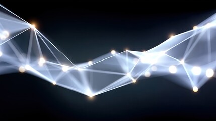 Poster - Glowing Light Particle Lattice Network