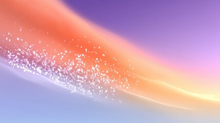 Poster - Pastel Coral and Peach Diagonal Gradient Abstract Background