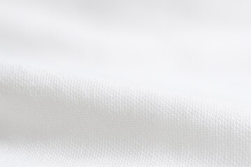 Poster - Close-up of a white cloth with a blurred background, ideal for graphic design and text overlay