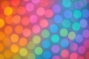 Poster - Vivid Bokeh Effect Against a Decorative Wall