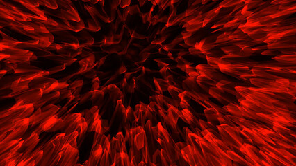 Poster - Inferno Vortex of Crimson Passion: A Hypnotic Dance of Red Flames in the Abyss, a Fiery Dreamscape of Unending Energy and Intense Vitality